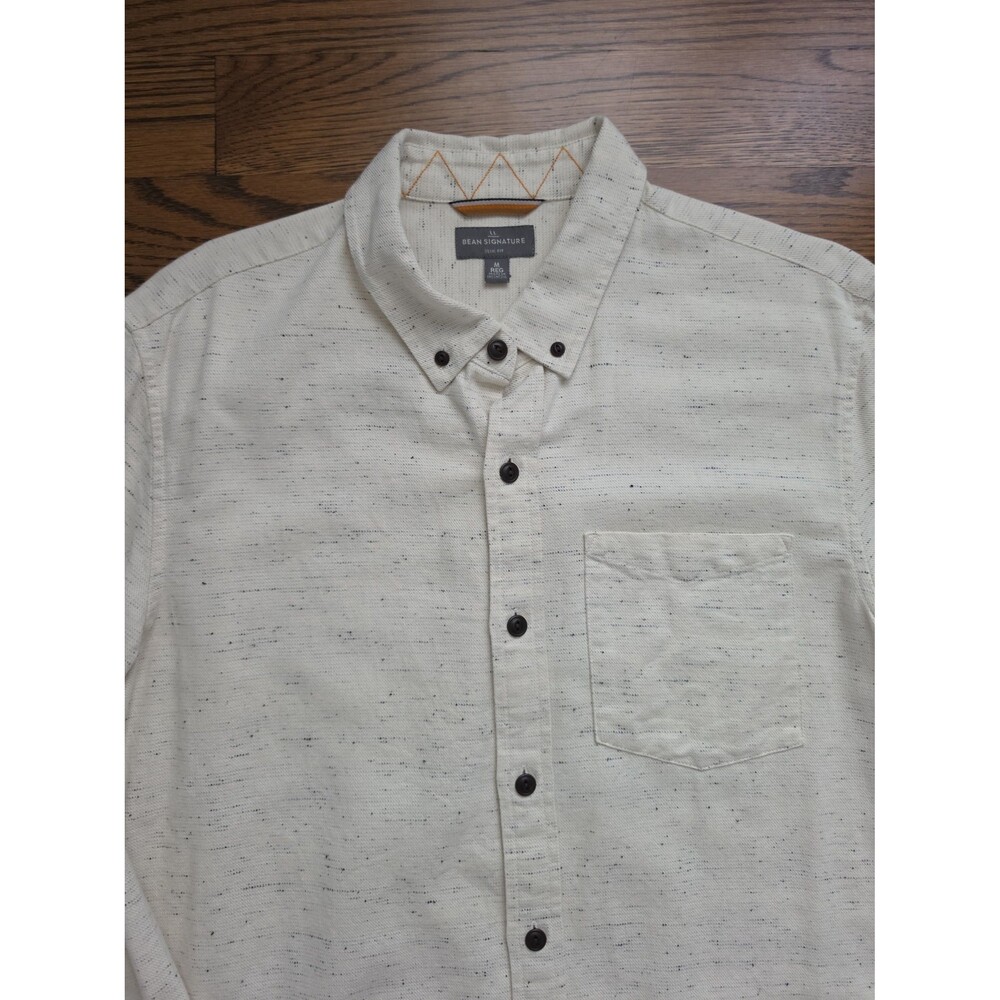 L.L.Bean Men's Button-Front Shirt Size Medium